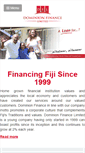 Mobile Screenshot of dominionfinance.com.fj